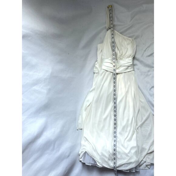 Trixxi White Flowy Boho Romantic Fit n Flare Dress Plus Size 2X Bow Formal Cute - Picture 11 of 12